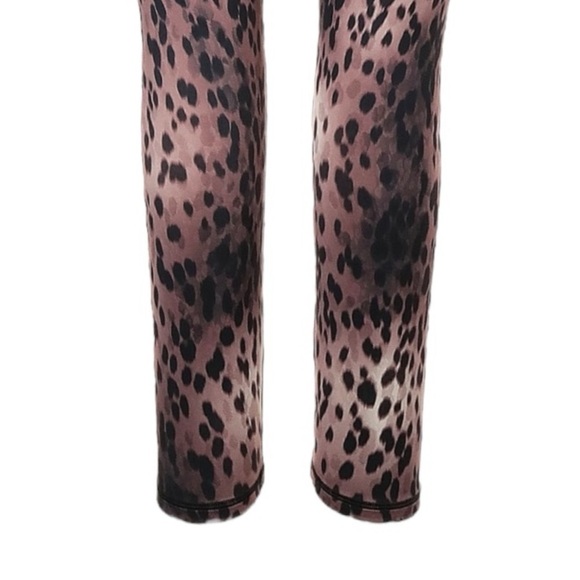 Fabletics Leggings Size 3X NWT Brown Animal Print Boost PowerHold Activewear - Picture 6 of 12
